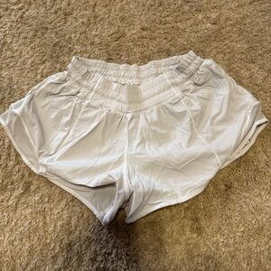 Women's Lululemon light grey shorts
